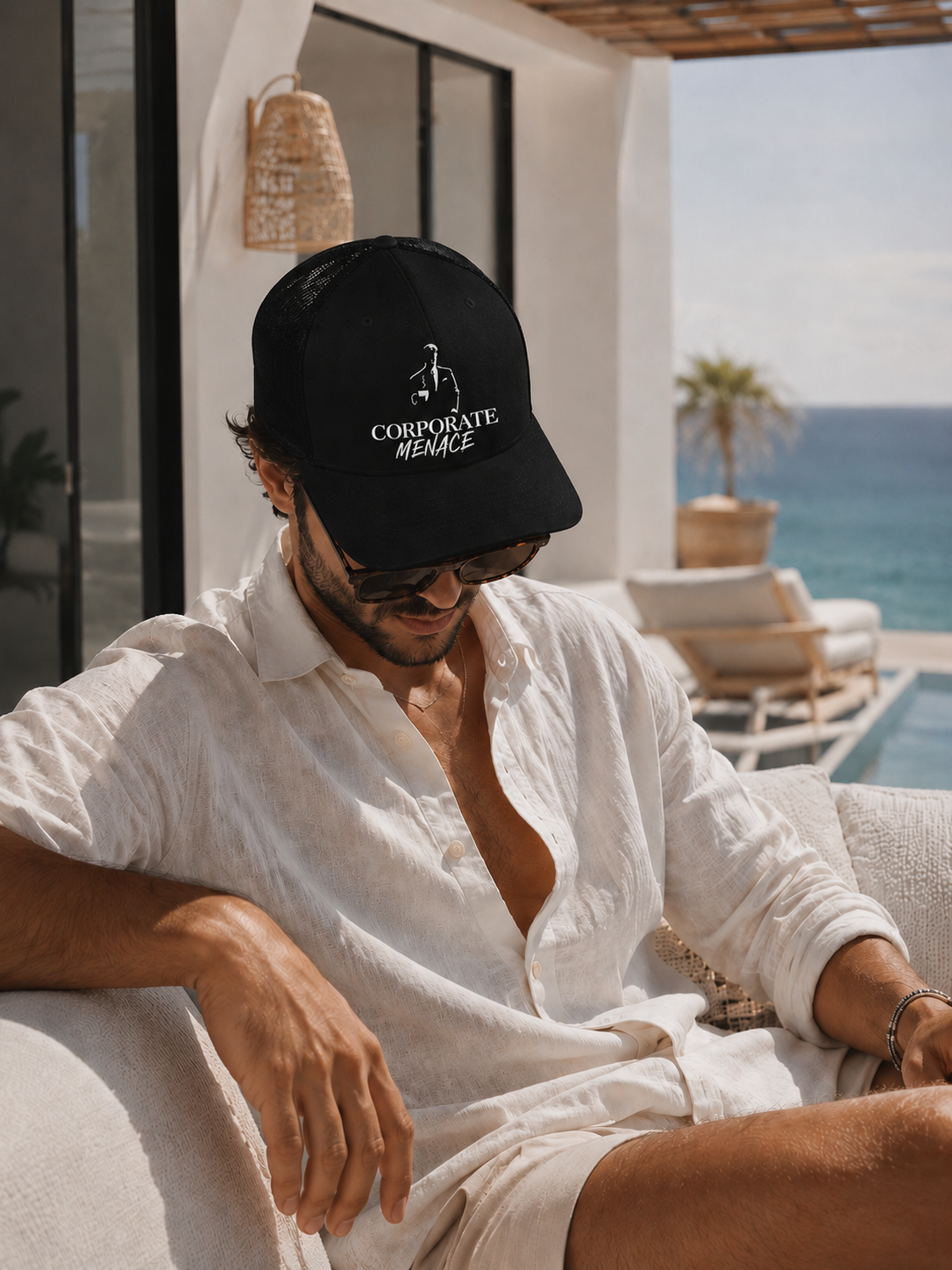 Corporate Menace Trucker Cap