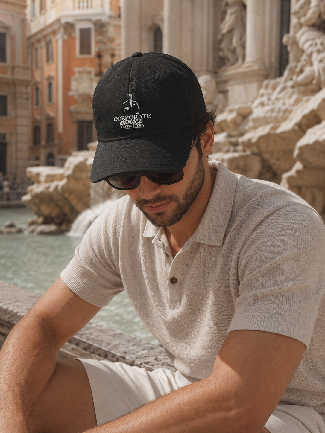Corporate Menace Baseball Cap