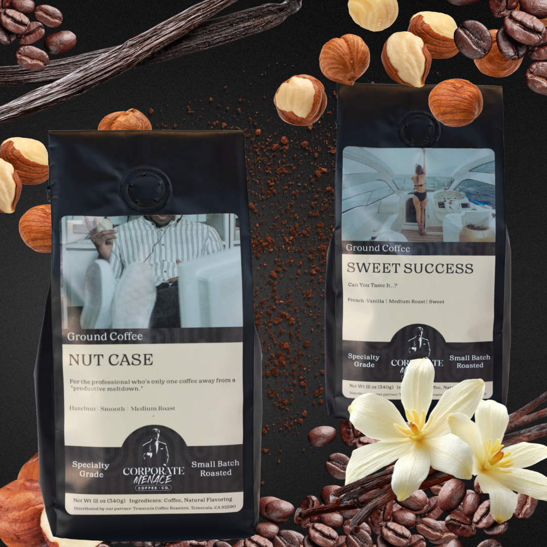 Flavored Coffee Box: 1lb Ground or Whole Bean