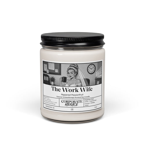 Scented soy candle